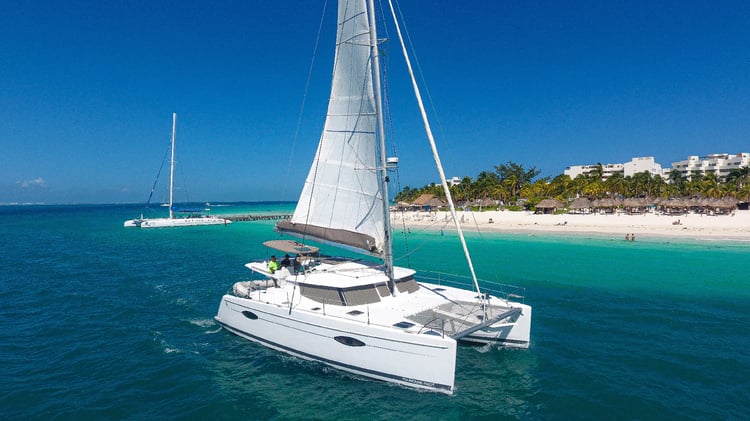 Cancun Sailing's Gypse catamaran