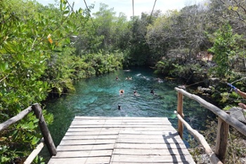 Cenote in Riviera Maya
