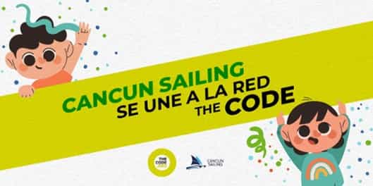 Cancun Sailing junta-se a THE CODE.ORG