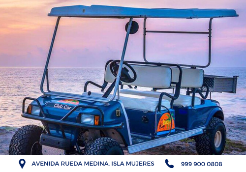 How much does it cost to rent a golf cart in isla mujeres?