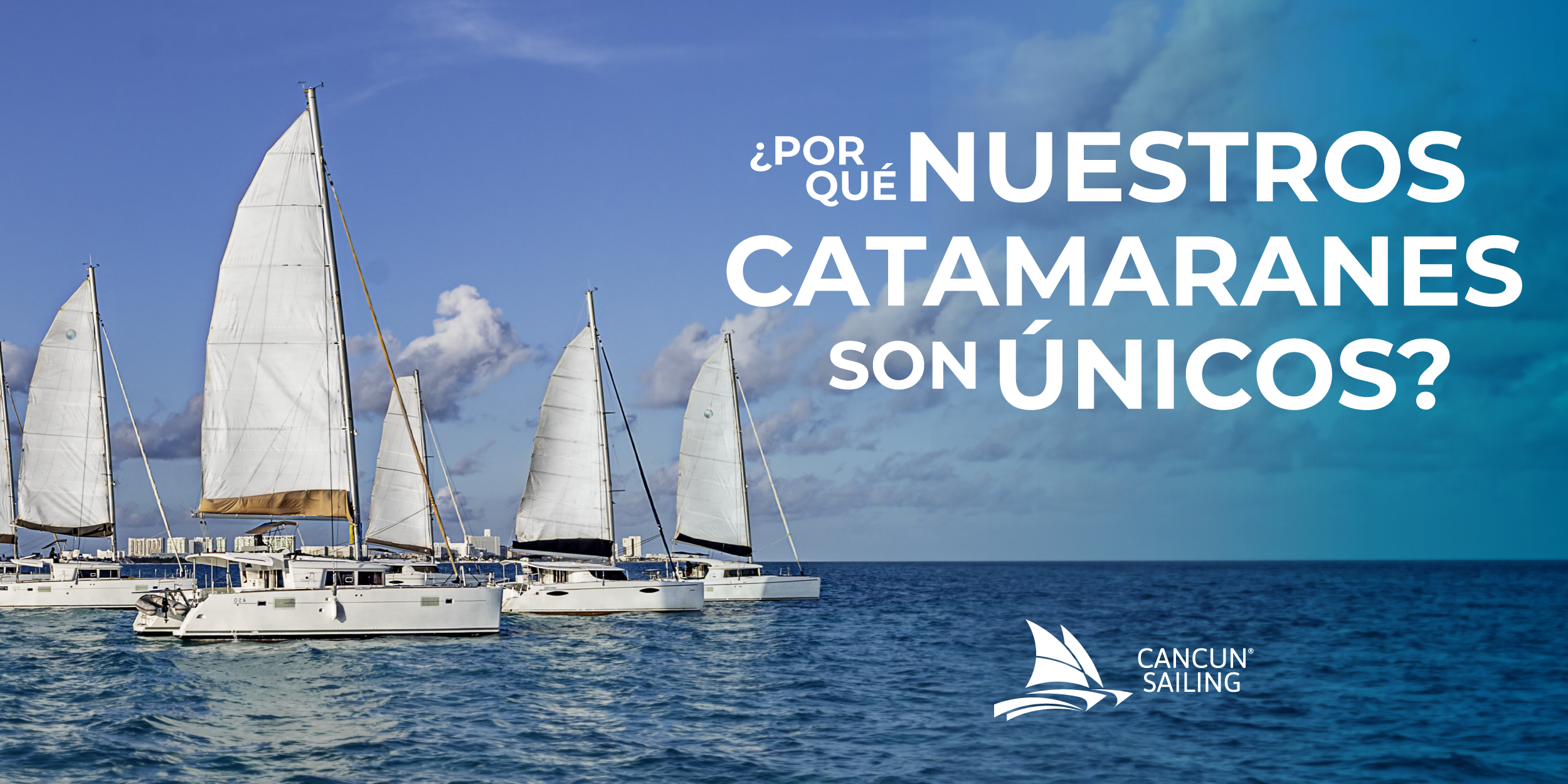 Catamaranes y Tours de Cancun Sailing a Isla Mujeres