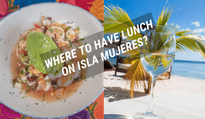 Where to have lunch on isla mujeres? Zama Beach Club. 