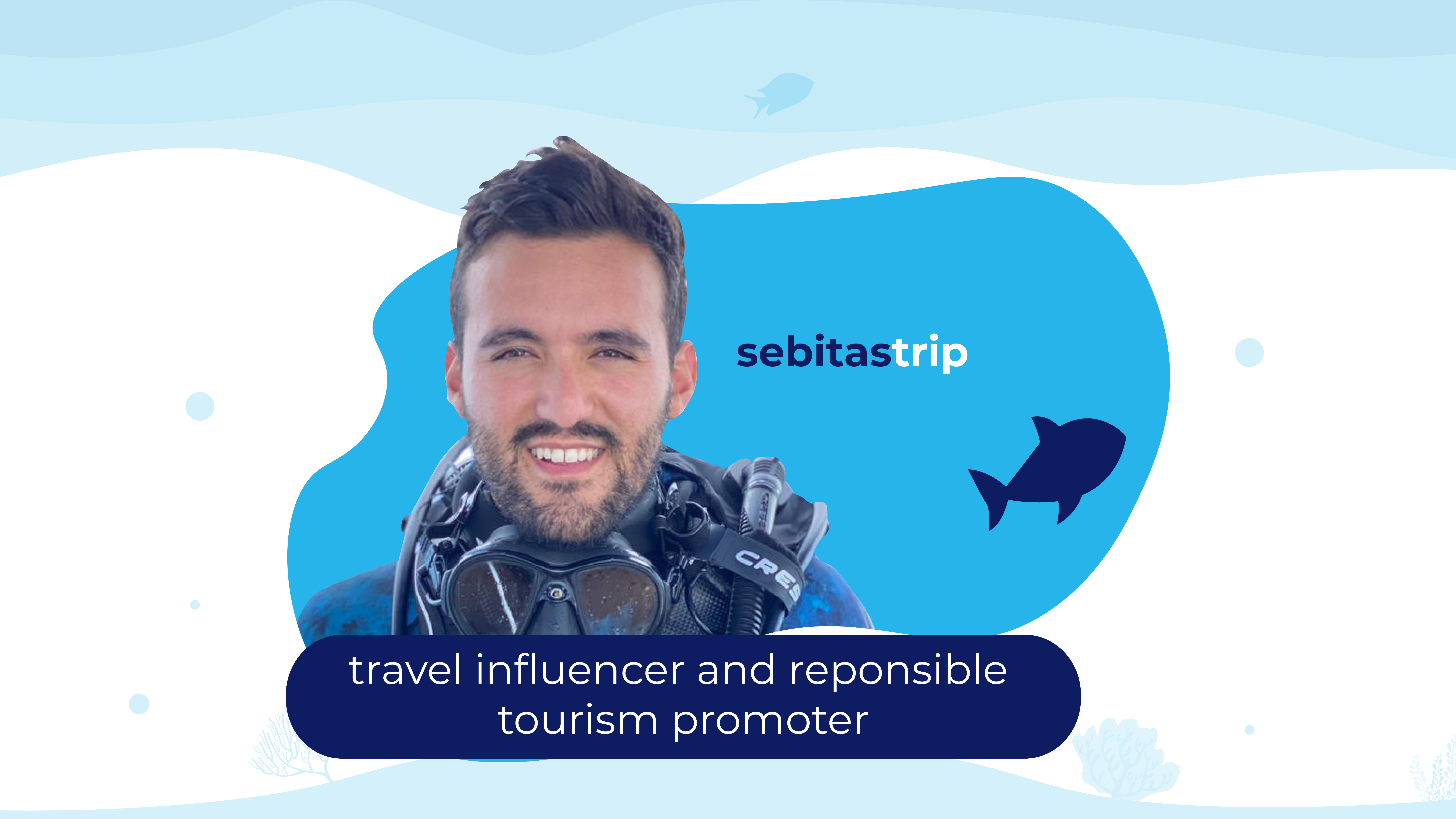 SebitasTrip é um famoso influenciador cujo canal no YouTube se concentra no turismo responsável